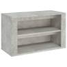 Elegant Concrete Grey Shoe Rack - 75x35x45 cm | HiPo Market