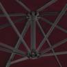 Cantilever Umbrella Bordeaux Red 250x250 cm | Hipo Market