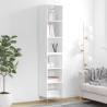 Highboard High Gloss White 34.5x32.5x180 cm Engineered Wood Colour high gloss white Quantity in Package 1 Model 3 shelves 