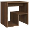 Stylish Brown Oak Bed Cabinet - 40x30x40 cm Engineered Wood