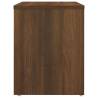 Stylish Brown Oak Bed Cabinet - 40x30x40 cm Engineered Wood