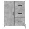 Stylish Highboard Concrete Grey - Durable Engineered Wood