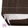 Dark Brown Bamboo Laundry Bin - Stylish & Functional Storage