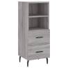 Highboard Grey Sonoma 34.5x34x180 cm | Stylish Storage Solution