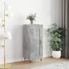 Stylish Concrete Grey Sideboard - 34.5x34x90 cm