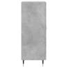 Stylish Concrete Grey Sideboard - 34.5x34x90 cm