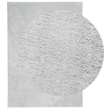 HUARTE Short Pile Soft Washable Grey Rug - 240x340 cm