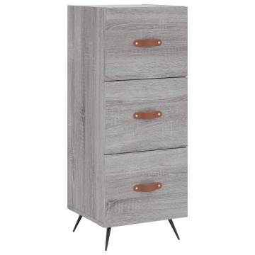 Elegant Grey Sonoma Highboard - Stylish Storage Solution