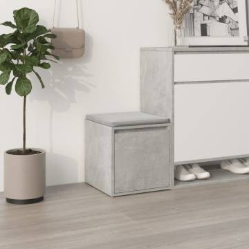 Stylish Concrete Grey Box Drawer | 40.5x40x40 cm