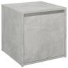 Stylish Concrete Grey Box Drawer | 40.5x40x40 cm