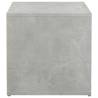 Stylish Concrete Grey Box Drawer | 40.5x40x40 cm