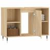 Sonoma Oak Bathroom Cabinet 80x33x60 cm - Durable Design