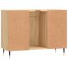 Sonoma Oak Bathroom Cabinet 80x33x60 cm - Durable Design