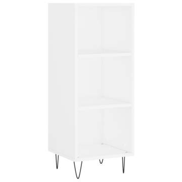 Stylish Highboard White 34.5x34x180 cm | HipoMarket