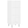 Stylish Highboard White 34.5x34x180 cm | HipoMarket