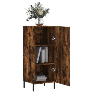 Modern Smoked Oak Sideboard | 34.5x34x90 cm | HipoMarket