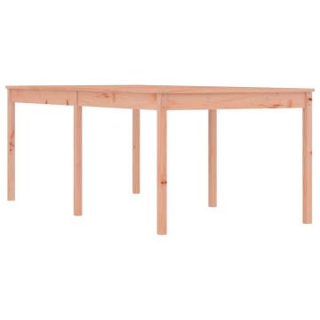 Solid Wood Garden Table 203.5x100x76 cm - Perfect for Outdoors