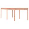 Solid Wood Garden Table 203.5x100x76 cm - Perfect for Outdoors