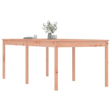 Solid Wood Garden Table 203.5x100x76 cm - Perfect for Outdoors