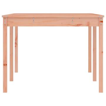 Solid Wood Garden Table 203.5x100x76 cm - Perfect for Outdoors