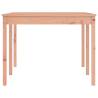 Solid Wood Garden Table 203.5x100x76 cm - Perfect for Outdoors