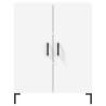 Stylish Highboard White 69.5x34x180 cm | Hipo Market