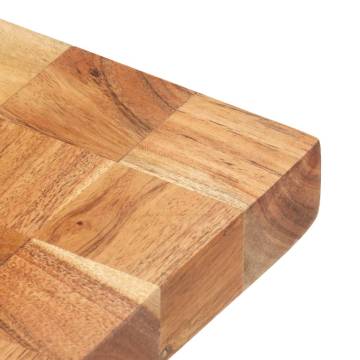 Solid Acacia Wood Chopping Board 50x34x3.8 cm - Hipomarket