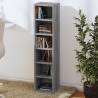 Stylish Grey Sonoma CD Cabinet | 21x20x88 cm