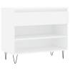 Elegant White Shoe Cabinet - 70x36x60 cm | Hipomarket