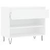 Elegant White Shoe Cabinet - 70x36x60 cm | Hipomarket