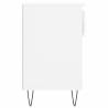 Elegant White Shoe Cabinet - 70x36x60 cm | Hipomarket