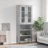 Stylish Highboard Concrete Grey | HipoMarket UK