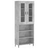 Stylish Highboard Concrete Grey | HipoMarket UK