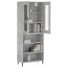 Stylish Highboard Concrete Grey | HipoMarket UK