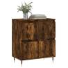 Trendy Smoked Oak Sideboard - 60x35x70 cm Engineered Wood