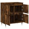 Trendy Smoked Oak Sideboard - 60x35x70 cm Engineered Wood