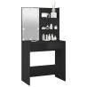 Dressing Table with LED in Black - Stylish & Functional