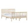 Solid Wood Bed Frame 140x200 cm | Timeless Design