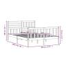 Solid Wood Bed Frame 140x200 cm | Timeless Design