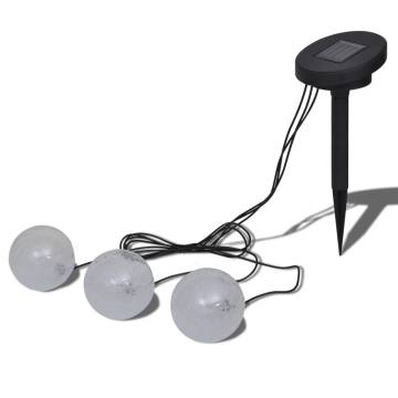 Solar Bowl 3 LED Floating Ball Light for Pool & Pond | Hipomarket