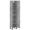 Stylish Highboard Concrete Grey | 34.5x34x180 cm | Hipomarket