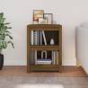 Honey Brown Solid Wood Book Cabinet - 50x35x68 cm