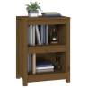 Honey Brown Solid Wood Book Cabinet - 50x35x68 cm