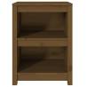 Honey Brown Solid Wood Book Cabinet - 50x35x68 cm