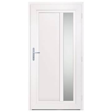 Front Door Anthracite 108x208 cm PVC - Secure & Stylish