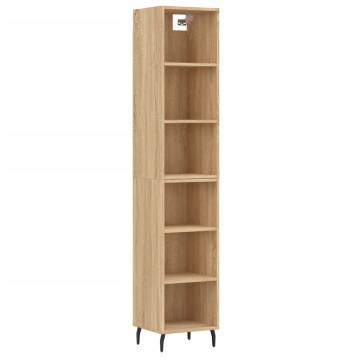 Stylish Highboard Sonoma Oak - Engineered Wood Furniture