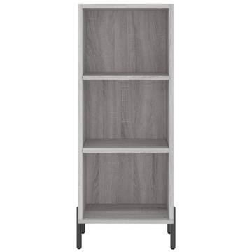 Highboard Grey Sonoma - Stylish Storage Solution | HipoMarket