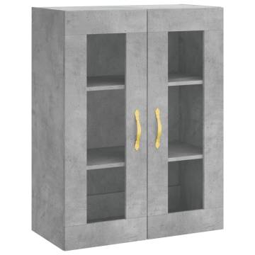 Stylish Highboard Concrete Grey - Premium Engineered Wood | HipoMarket