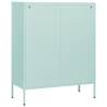 Stylish Mint Chest of Drawers - 80x35x101.5 cm Steel