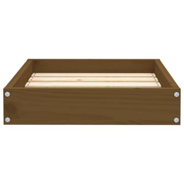 Dog Bed Honey Brown - Solid Wood Pine 51.5x44x9 cm